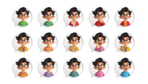 10 Premium 3D Pixar-Style Avatar Expression Sheet AI Prompts