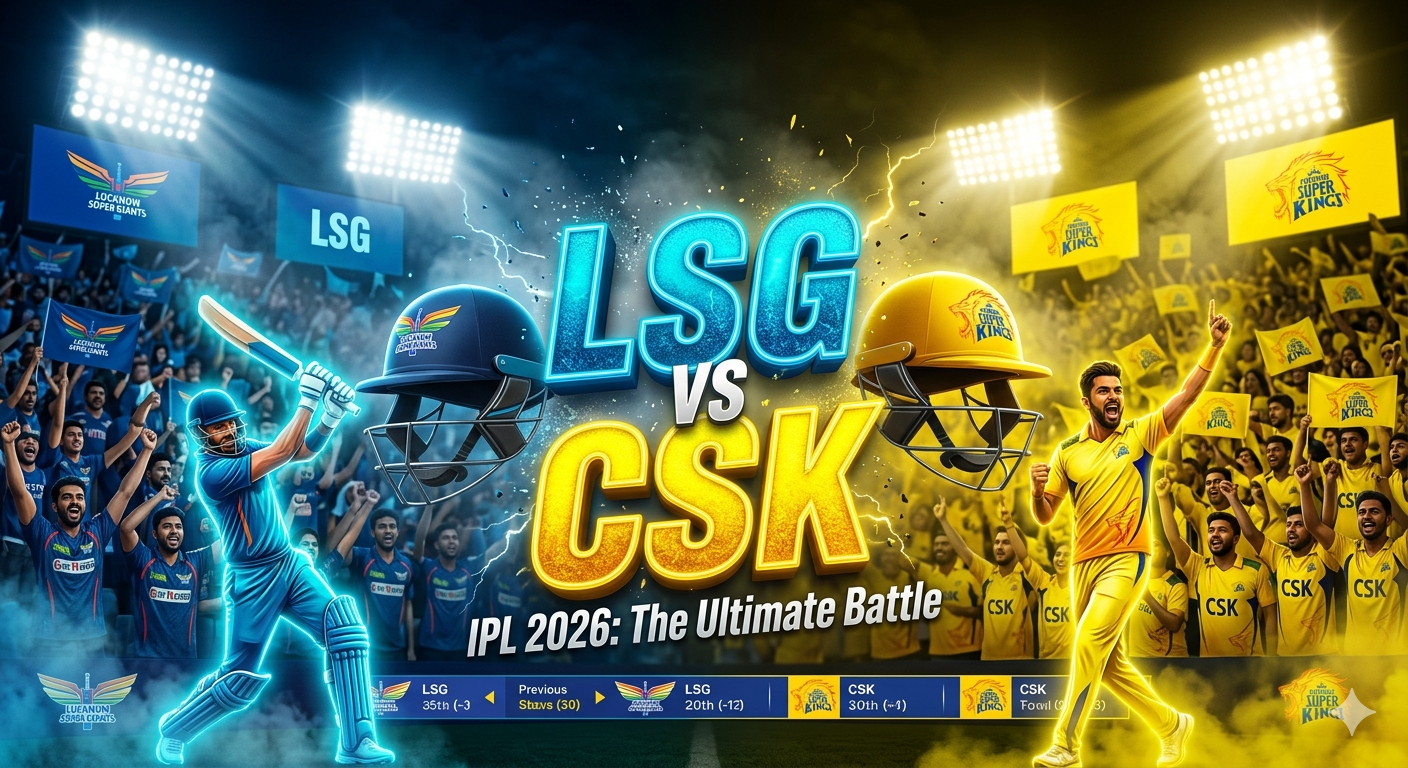 10+ Viral LSG vs CSK AI Image Prompts for IPL 2026 (Copy & Paste)