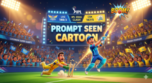Best LSG vs CSK Cartoon Image Prompts Create 3D Animated IPL Fan Art