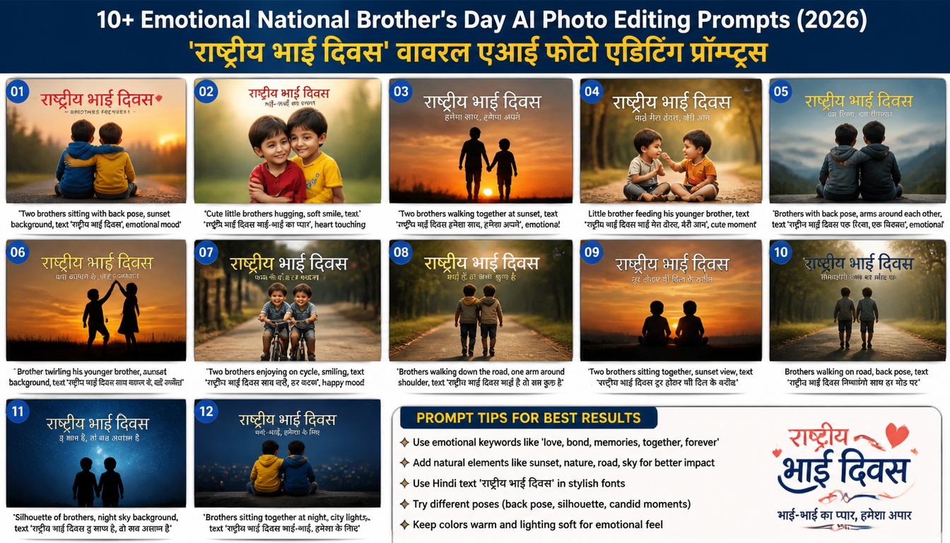 National Brother’s Day AI Photo Editing Prompts