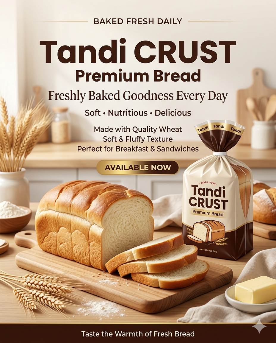 Tandi CRUST Premium Bread 10+ High-Quality Commercial Bakery Prompts