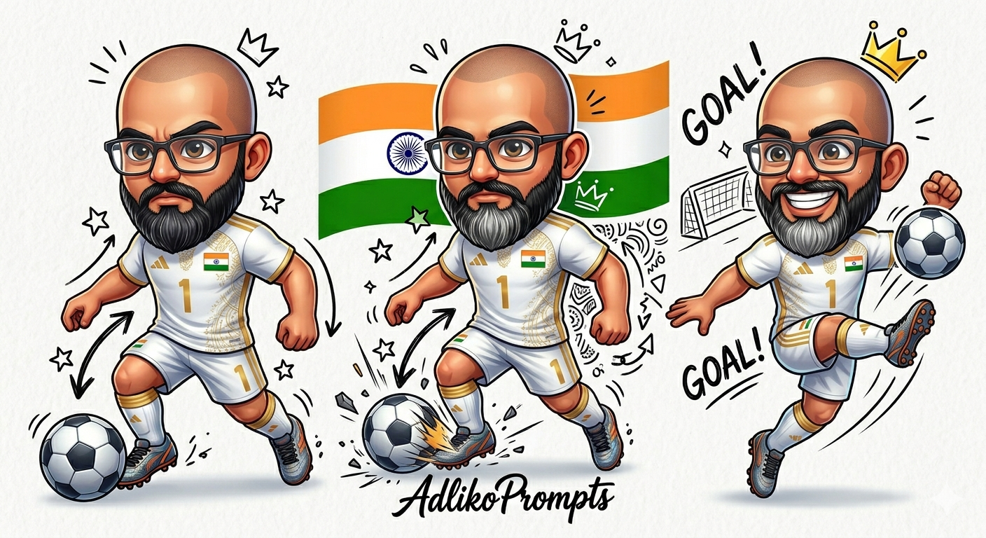Chibi Football Poster Generator
