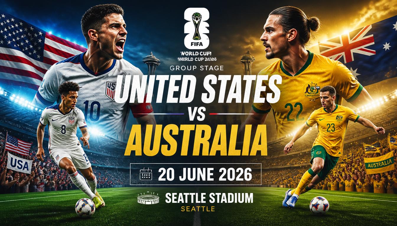 Fifa World Cup 2026 Football Match Poster Architect