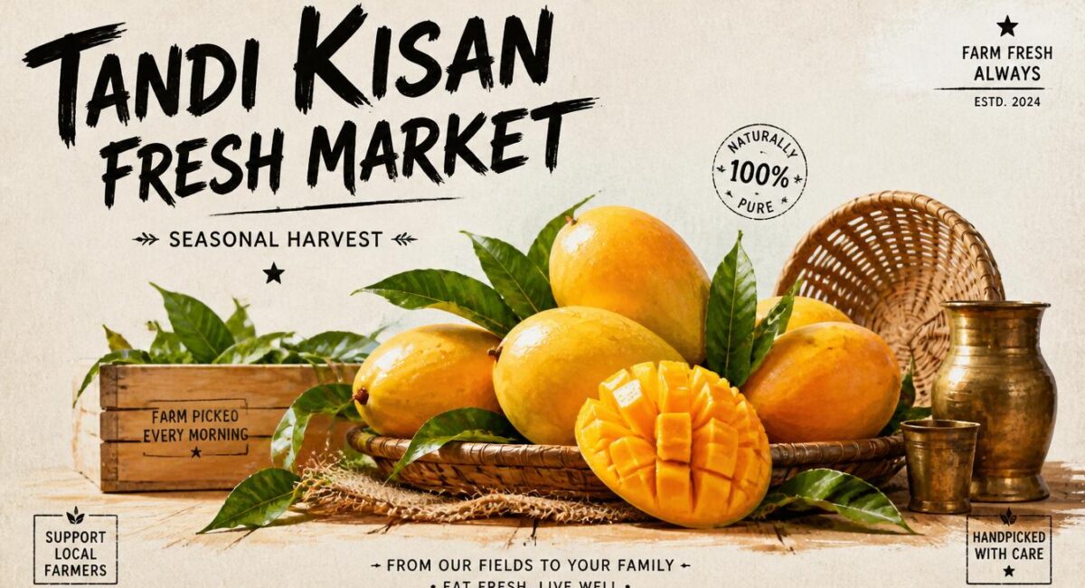 Market Produce Poster Architect