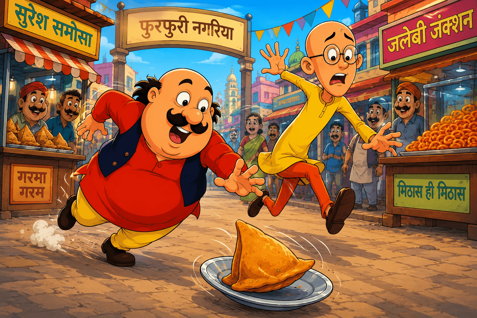 Motu Patlu Prompt image for ChatGPT & Gemini AI