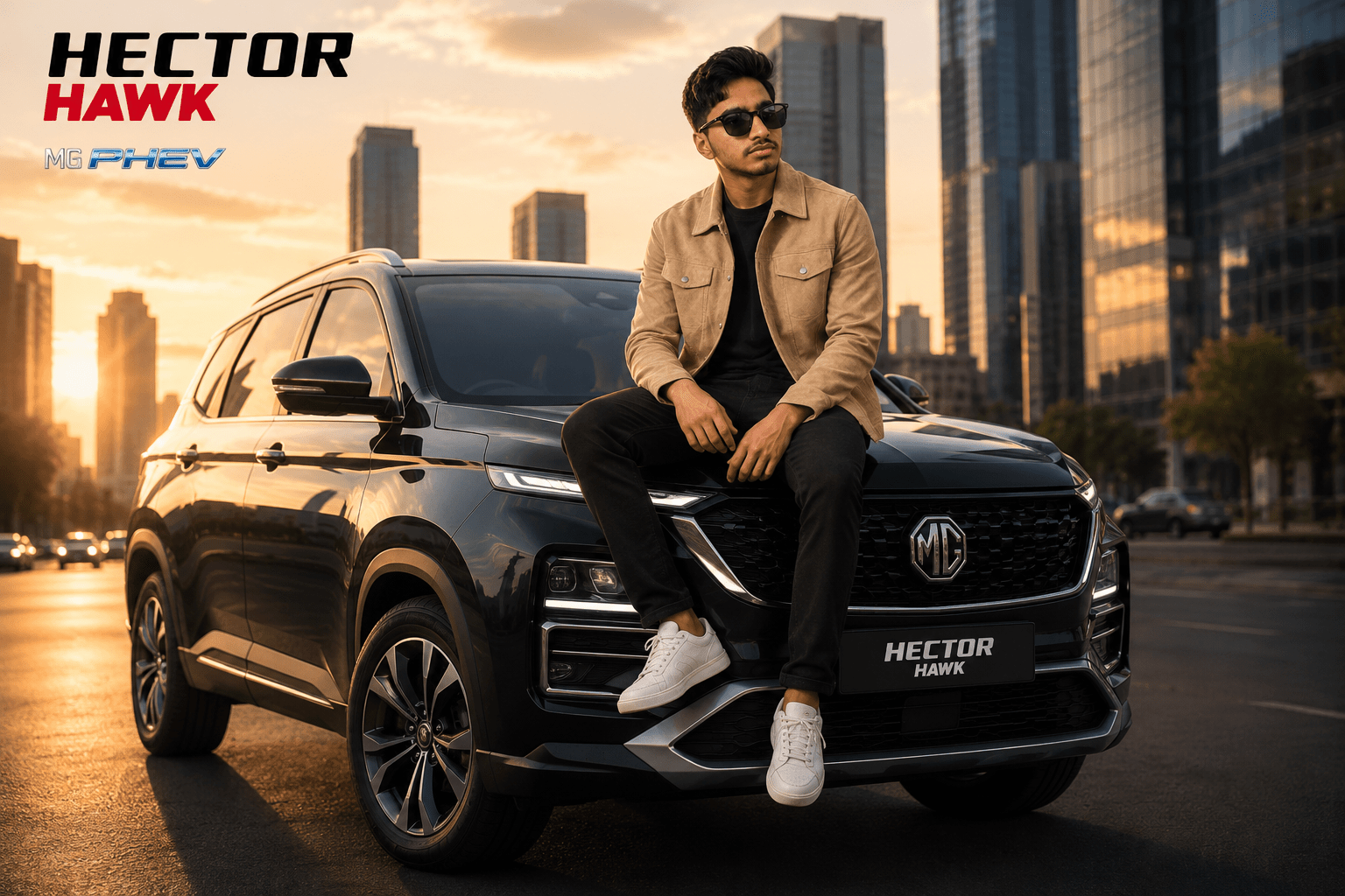 MG Hector Hawk PHEV भारत की नई हाइब्रिड SUV लॉन्च के लिए तैयार!