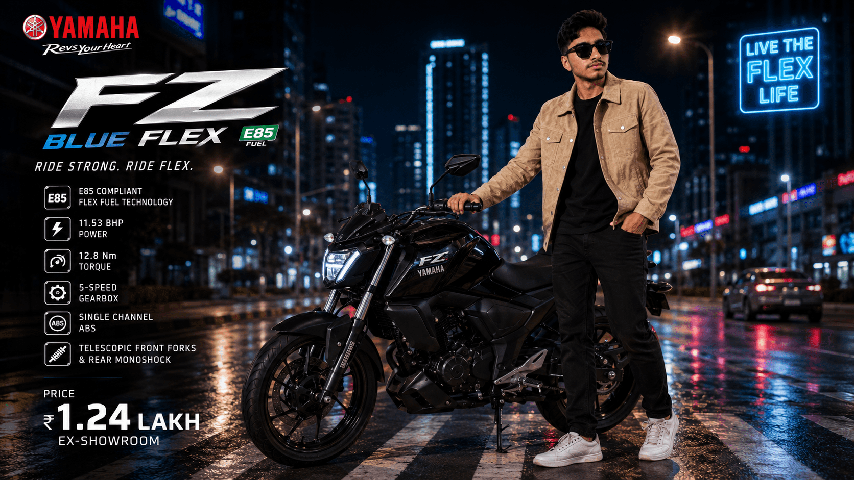 Yamaha FZ Blue Flex